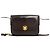 Céline Celine Vintage Blazon Leather Shoulder Bag Brown