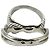 Hermès Hermes Vintage Audienne Silver Ring Silber - Ansicht 3