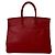 Hermès Hermes Vintage Birkin 35 Handtasche Rot - Ansicht 3