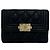 Cartera trifold Chanel Boy Chanel Coco Mark Negro