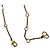 Bracciale con ciondolo Christian Dior Claire D Lune Gold D'oro - vista 3