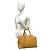 Hermès Borsa Boston HERMES Victoria 35 in pelle Taurillon Clemence Marrone - vista 2