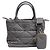 Prada Re-Nylon Padded Tote Shoulder Bag in Gray Brown