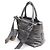 Prada Re-Nylon Padded Tote Shoulder Bag in Gray Brown - view 2