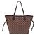 Bolso Tote Louis Vuitton Neverfull MM N51105 Castaño - vista 2