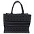 Borsa Tote Christian Dior in velluto blu navy - vista 2