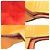 Hermès Borsa Tote Hermes Double Sens 36 Arancione Giallo - vista 10
