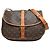 Louis Vuitton Saumur 35 Schultertasche in Braun Monogram