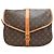Louis Vuitton Saumur 35 Schultertasche in Braun Monogram - Ansicht 2
