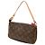 Louis Vuitton Brown Monogram Perforated Pochette Accessoires Castaño - vista 2