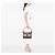 Borsa Gucci Abbey D Ring in tela GG beige - vista 5