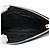 Autre Marque Clutch Saint Laurent in pelle embossed effetto coccodrillo nero - vista 4