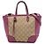 Sac Satchel Gucci Bree Small en toile GG beige