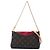 Clutch Pallas Monogram marrón Louis Vuitton Castaño