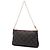 Clutch Pallas Monogram marrón Louis Vuitton Castaño - vista 2
