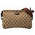 Gucci Beige GG Canvas Web Crossbody Tasche