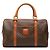 Céline Borsa Boston Celine in tela rivestita Macadam marrone