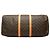 Louis Vuitton Brown Monogram Keepall 55 Castaño - vista 3