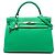 Hermès Green Togo Kelly II Retourne 32 Verde