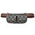 Belt Bag Céline Bolso cinturón Celine Blue Macadam Denim de doble bolsillo Azul