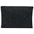 Clutch Bottega Veneta Black Nappa Intrecciato Micro Dot Nero