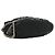 Chanel Bolsa Hobo em pele de cordeiro matelassada preta lavada com corrente Preto - vista 11