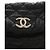 Chanel Bolsa Hobo em pele de cordeiro matelassada preta lavada com corrente Preto - vista 6