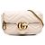 Gucci Mini GG Marmont Steppenechtleder Schultertasche mit Klappe in Weiß