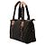 Borsa Tote Fendi in tela Zucca marrone FF - vista 2