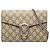 Portafoglio con catena Gucci Beige GG Supreme Dionysus