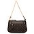 Louis Vuitton Brown Monogram Idylle Mini Pochette Accessoires Castaño Marrón oscuro