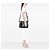 Burberry Lowry Satchel aus Beat Check Nylon in Grau, Medium Braun - Ansicht 5