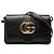 Gucci Borsa a tracolla Arli piccola in pelle di vitello nera Nero