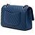Chanel Blue Medium Classic Chevron Caviar Double Flap Azul Azul oscuro - vista 2