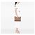 Clutch Rainbow in tela House Check beige Burberry - vista 6