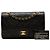 Chanel Black Medium Classic Lambskin Double Flap Negro - vista 7