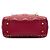 Autre Marque Dior Red Mini Lambskin Cannage Studded Supple Lady Dior Rot - Ansicht 3