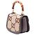 Bamboo Borsa Gucci Beige Mini Jumbo GG Canvas 1947 con manico in bambù - vista 2
