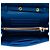 Prada Blue Saffiano Lux Bow Wallet On Strap - view 4
