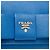 Prada Blue Saffiano Lux Bow Wallet On Strap - view 5