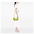 Bottega Veneta Borsa a tracolla Beak piccola in pelle e maglia crochet con perline verde - vista 6