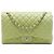 Chanel Green Maxi Classic Lambskin Double Flap Verde