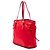 Sac cabas Prada en Tessuto avec garnitures en Saffiano rouge - vue 2