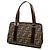 Borsa Fendi in tela Zucca marrone - vista 2