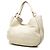 Tote Gucci Medium em Twill e Pele de Vitela Granulada Branca Branco - vista 2