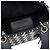 Autre Marque Dior Black Micro Calfskin Houndstooth Embossed Macro Lady Dior - vue 5