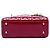 Autre Marque Dior Red Mini Patent Cannage Lady Dior Rot Bordeaux - Ansicht 3