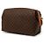 Céline Necessaire Celine Brown Macadam Coated Canvas Marrone - vista 2
