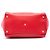 Prada Red Glace Calf Twin Pocket Double Handle Satchel Tasche Rot - Ansicht 3