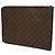 Louis Vuitton Brown Monogram Poche Documents Portfolio Braun - Ansicht 2